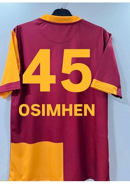 G.a.l.a.t.a.s.a..r.a.y 2025/26 5 Yıldızlı [ .o.s.ı.m.h.e.n. ] Maske Hediyeli Iç Saha Kırmızı Forması