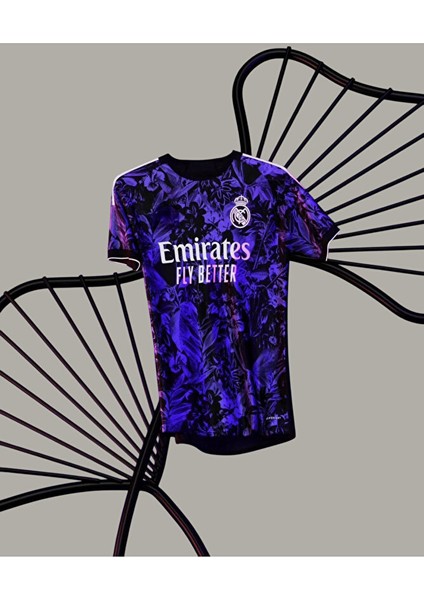 Cristiano Ronaldo 7 Real Madrid' Özel Konsept Forması (Mavi)