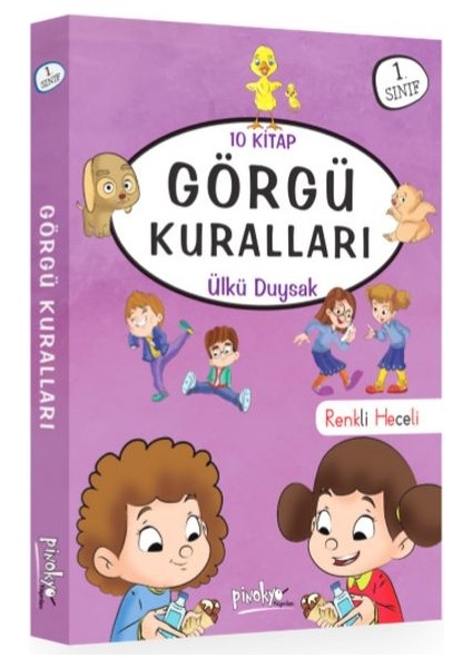 1. Sınıf Görgü Kuralları Serisi - 10 Kitaplık Set