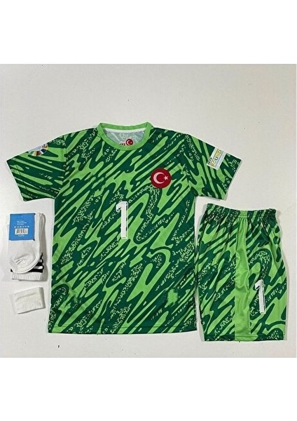 Türkiye Euro 2024 Mert Günok Çocuk Kaleci Forması 4'lü Set