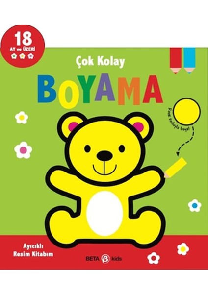 Çok Kolay Boyama Ayıcıklı Resim Kitabım
