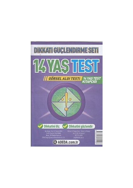 Dikkati Güçlendirme Seti 14 Yaş Test