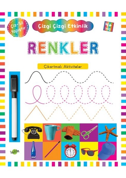 Çizgi Çizgi Etkinlik - Renkler (4+ Yaş)