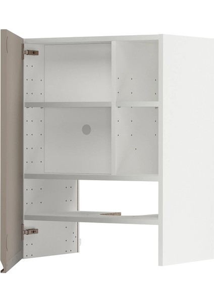 Metod Aspiratör Dolabı Upplöv Mat Koyu Bej 60 x 80 cm 1 Kapaklı