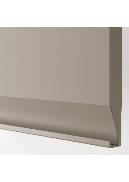 Metod Aspiratör Dolabı Upplöv Mat Koyu Bej 60 x 80 cm 1 Kapaklı modelleri