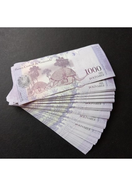 3996368F4067A925EC 2017 Venezuela 1000 Bolivar Çil 1 Deste 100ADET Kağıt Para