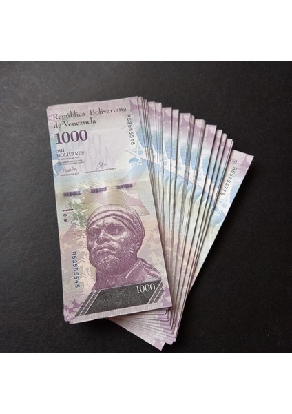 3996368F4067A925EC 2017 Venezuela 1000 Bolivar Çil 1 Deste 100ADET Kağıt Para fiyatları