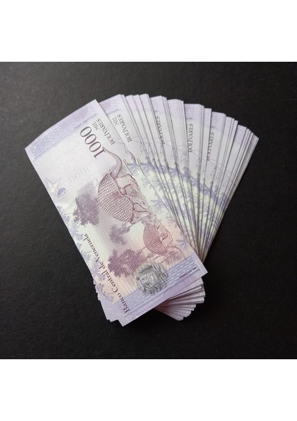 3996368F4067A925EC 2017 Venezuela 1000 Bolivar Çil 1 Deste 100ADET Kağıt Para fırsatları