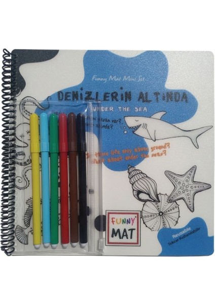 Denizlerin Altında - Funny Mat - Mini Set (Aktivite Seti)