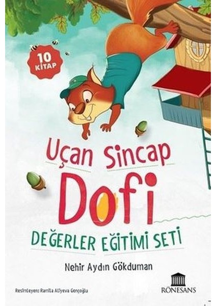 Uçan Sincap Dofi Değerler Eğitimi Seti - 10 Kitap Takım