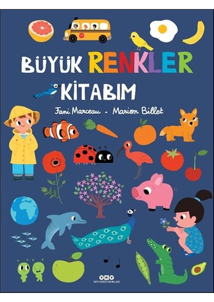 Büyük Renkler Kitabım Fani Marceau Ciltsiz Mini Kitap 10 Sayfa