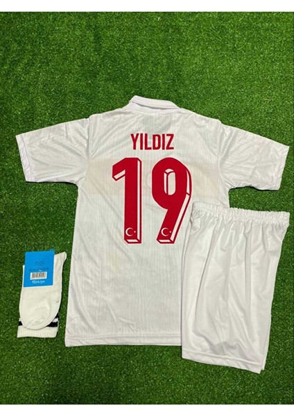 Milli Takım Kenan Yıldız Çocuk Forması 4lü Set Beyaz