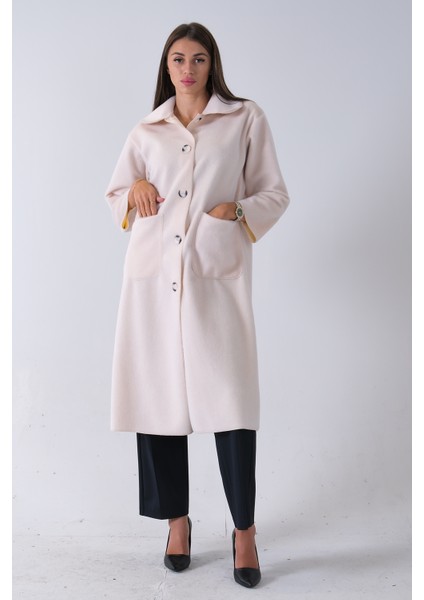 Ekru Bebe Yaka Çift Cepli Kaban 31050686.147 fiyatları