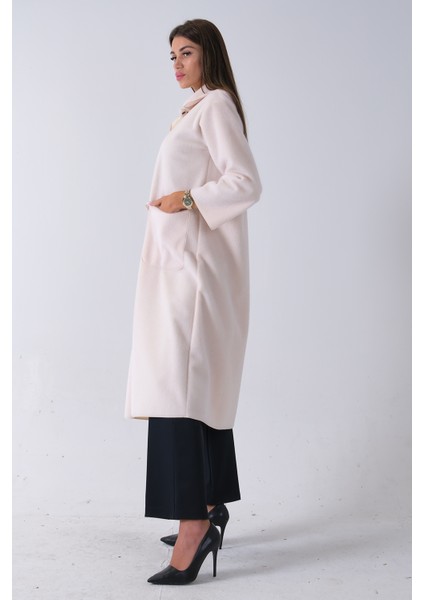 Ekru Bebe Yaka Çift Cepli Kaban 31050686.147 indirimleri