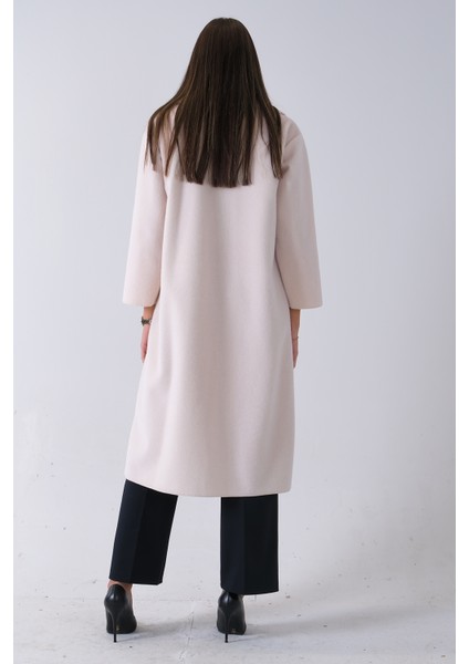 Ekru Bebe Yaka Çift Cepli Kaban 31050686.147