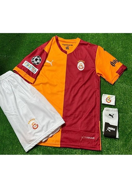 5-Yıldızlı Galatâsarây./mario Lemina ./ 2026 Iç Saha Çocuk Forması 4lü Set Şampiyonlar Ligi (Patch) fiyatları