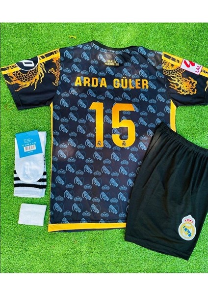 Real Madrid 2024/25 Yeni Sezon Arda Güler Konsept Çocuk Forması 4'lü Set (Armalı)
