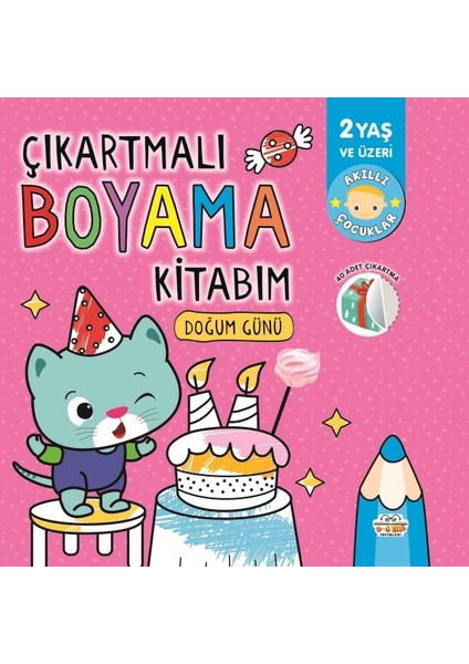Çıkartmalı Boyama Kitabım Doğum Günü