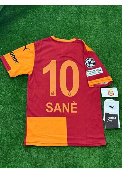 5-Yıldızlı Galatâsarây./ Leroy Sane ./2026 Iç Saha Forması 4lü Set Şampiyonlar Ligi (Patch) fiyatları