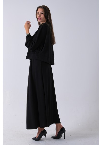 Siyah Önü Yarasakol Etekli Takım 31040702.01