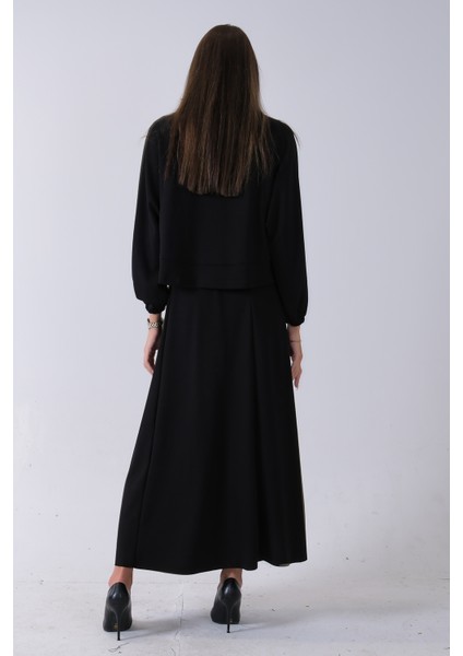 Siyah Önü Yarasakol Etekli Takım 31040702.01