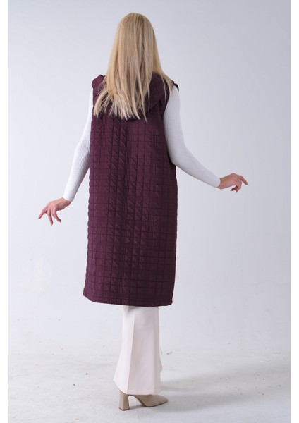 Mürdüm Zincir Detaylı Fleto Cepli Kapitone Yelek 31070195.21 indirimleri