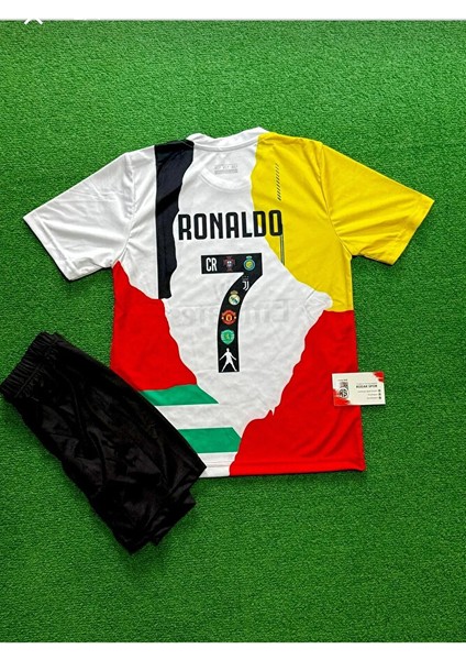 Ronaldo 7 Tüm Kulüplerrrr Özel Tasarım Çocuk Forması Şort Çorap Bileklik Hediyelii fiyatları