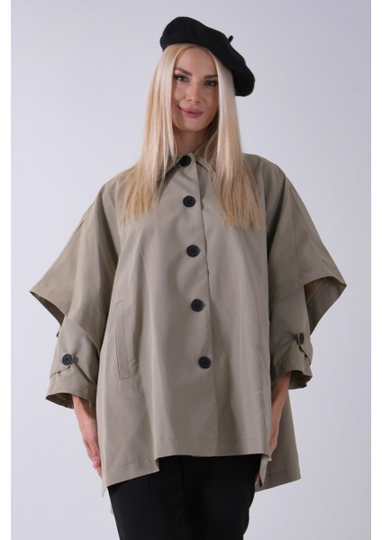 Vizon 5 Düğme Kapamalı Takma Kol Yandan Cepli Trenç 5309343.34 fiyatları