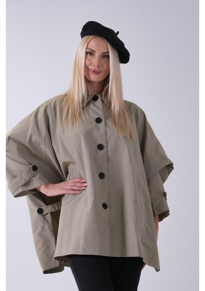 Vizon 5 Düğme Kapamalı Takma Kol Yandan Cepli Trenç 5309343.34 modelleri