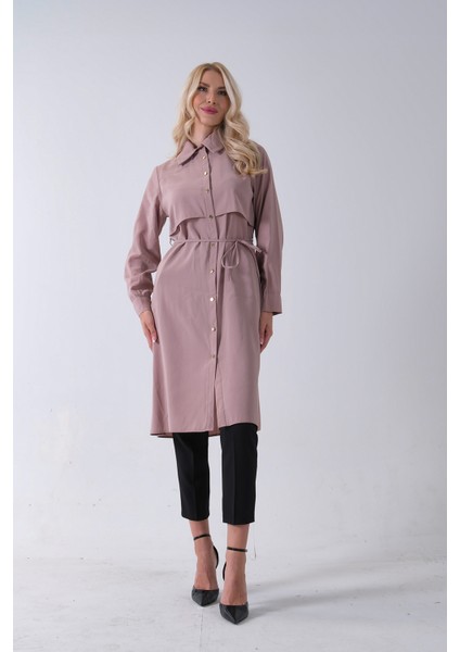 Vizon Önü Aller Detaylı Bağcıklı Modal Tunik 31050762.34 fırsatları