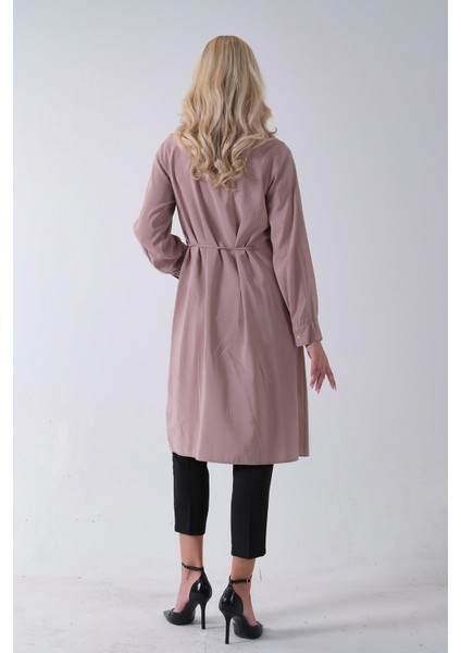 Vizon Önü Aller Detaylı Bağcıklı Modal Tunik 31050762.34