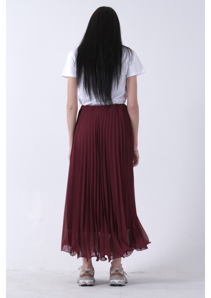 Bordo Astarlı Piliseli Etek 4594046.04 modelleri