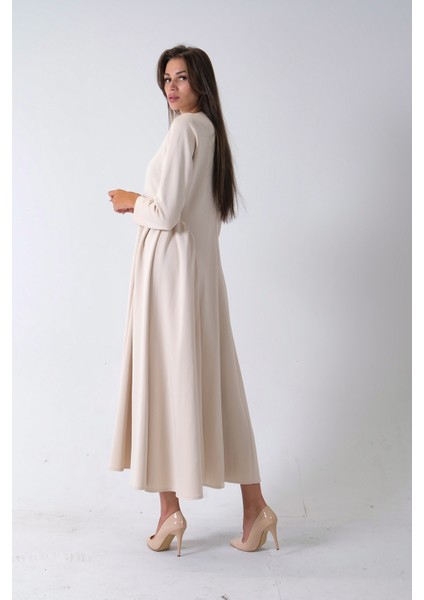 Taş Bisiklet Yaka Scuba Tesettür Elbise 4593445.50 indirimleri