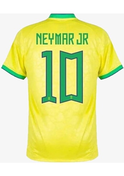 Brezilya Neymar Afrika Milli Takım Çocuk Futbol Forma 2'li Set Forma ve Şort fiyatları