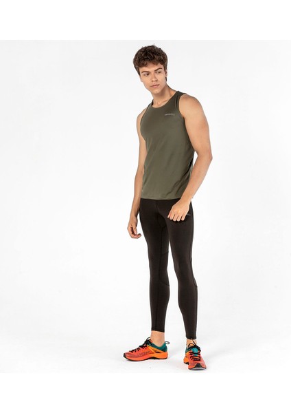 Taper Erkek Haki Atlet