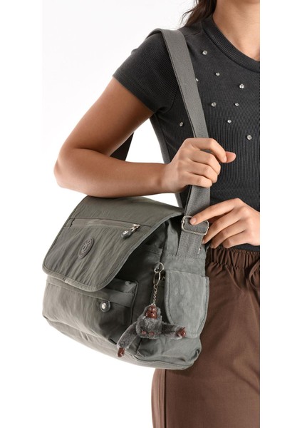 Lüks Figürlü Gösterişli Bol Bölmeli Çapraz Çanta