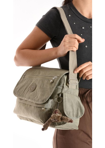 Lüks Figürlü Gösterişli Bol Bölmeli Çapraz Çanta