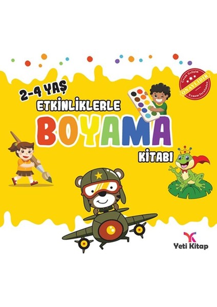 Etkinliklerle Boyama Kitabı 2 - (2-4 Yaş)