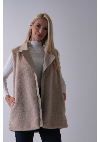 Taş Deri Yakalı Yandan Cepli Yelek 4579030.50 modelleri