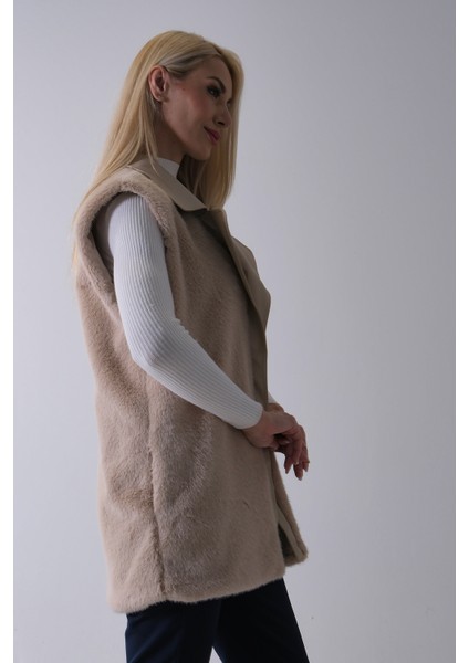 Taş Deri Yakalı Yandan Cepli Yelek 4579030.50 indirimleri