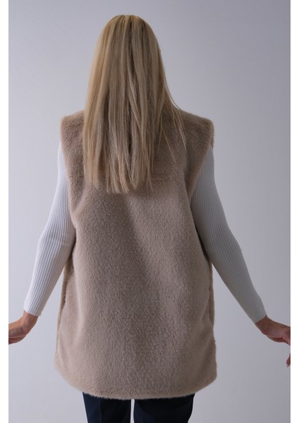 Taş Deri Yakalı Yandan Cepli Yelek 4579030.50