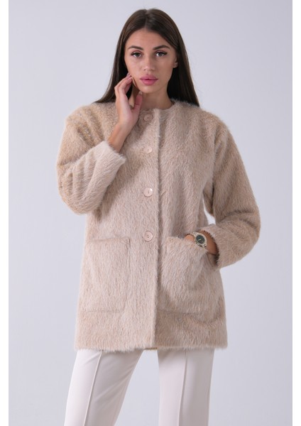 Taş Önü 4 Düğme Kapamalı Çift Cepli Kuşaklı Kap 940140187.50 modelleri