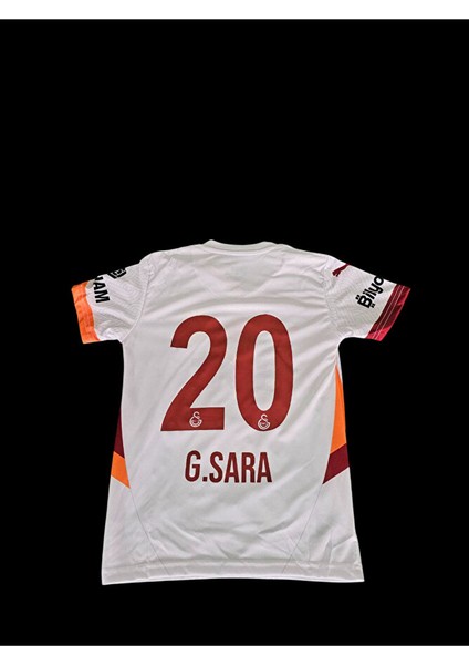 2024/2025 Sezon Gabriel SARA20 Beyaz Deplasman Yeni Sezon Futbol Forması