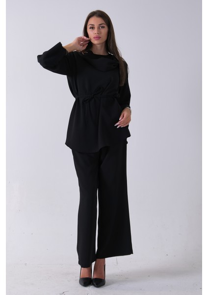 Siyah Şal Yaka Üzeri Broş Detaylı Pantolonlu Takım 4592270.01 modelleri