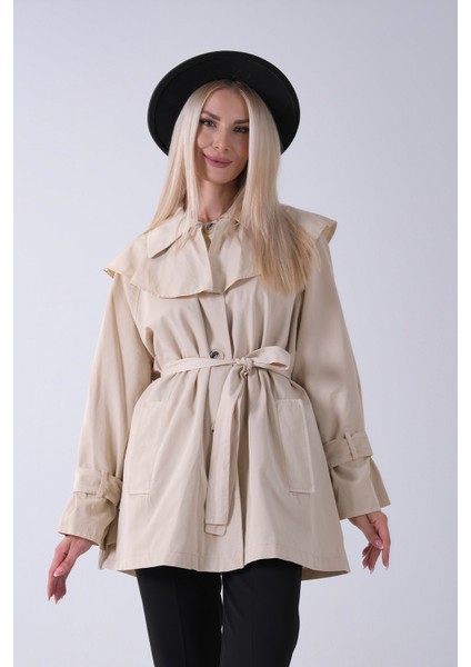 Taş Yandan Cepli Omuz Apolet Detaylı Trenç 422234.50 fiyatları