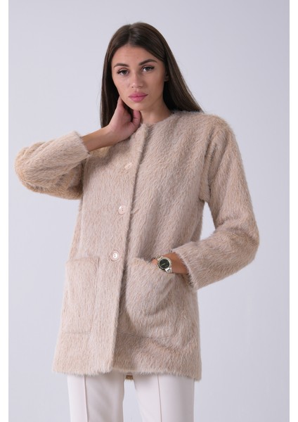 Taş Önü 4 Düğme Kapamalı Çift Cepli Kuşaklı Kap 940140187.50 fırsatları