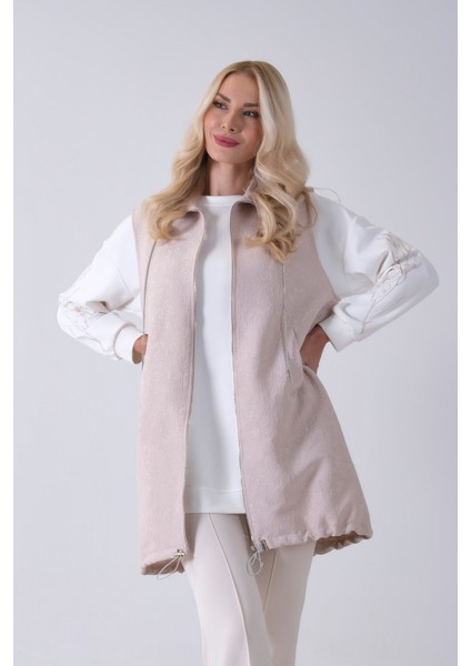 Taş Tunik Kolu Çiçek Desenli Yelekli 2'li Takım 940120274.50 fırsatları