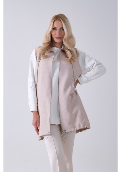 Taş Tunik Kolu Çiçek Desenli Yelekli 2'li Takım 940120274.50 indirimleri