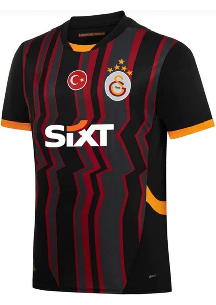 #53/.barış/alper. 2024/25 Galatâsarây. Alternatif Çocuk Forma 5-Yıldız 5li Set Siyah fırsatları