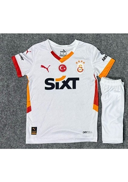 Galatasar Y.alvaro Morata .24/25 Sezonu.beyaz Deplasman Çocuk Forma 4.lü Set fiyatları